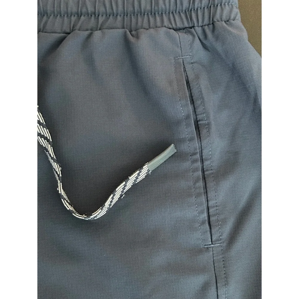 Pacific Trail Mens Navy Blue Active Ripstop Shorts Medium 1356